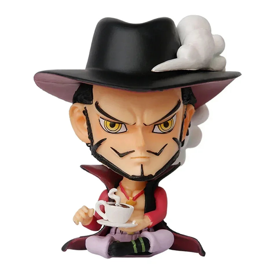 Anime One Piece Figure 17 Styles Zoro Luffy Sanji Ace Robin Nami Frank Usopp Brook Chopper PVC Decoration Figural Model Toy Gift