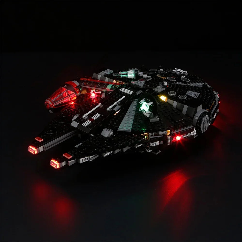 Ship From Italy Lighting Kit For LEGO 75389 Millennium Falcon The Dark Falcon Not Building Block(Only Lighting Set)