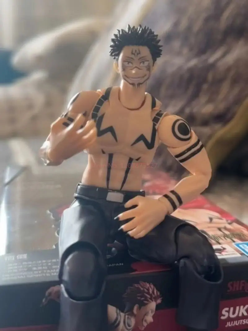 Bandai Original Jujutsu Kaisen Figure Gojo Satoru Itadori Yuji Fushiguro Megumi Kugisaki Nobara Anime Model Toy Gifts