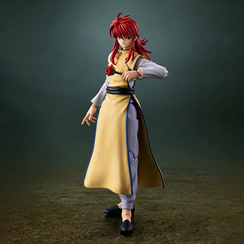 Genuine Bandai Original Package S.H.Figuarts YuYu Hakusho KURAMA  Anime Action Figure Finished Model Toy Collectible In shock