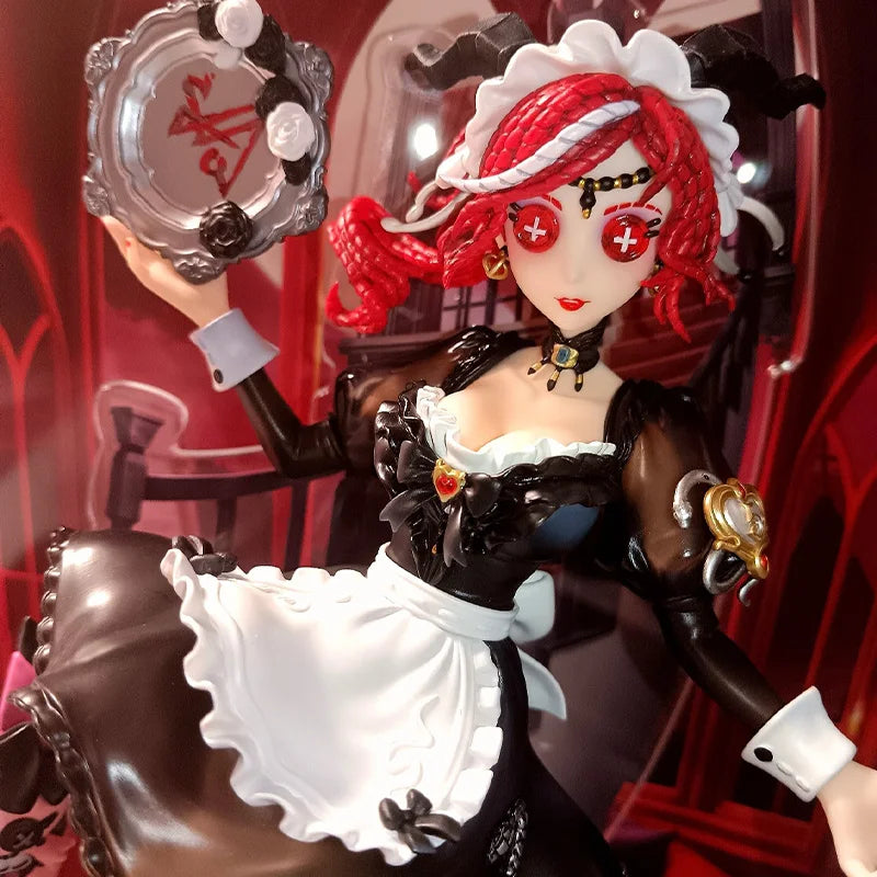 Identity V  Red Haired Witch Priestess Figure Acrylic Stand Display Collectible Gothic Style Handwork Tabletop Display Cute Gift