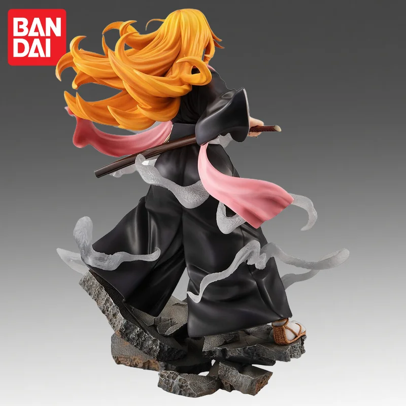 In Stock Bandai Original Megahouse Bleach Matsumoto Rangiku Action Figure Model Doll Brand New Boxed Anime Characters Toys Model