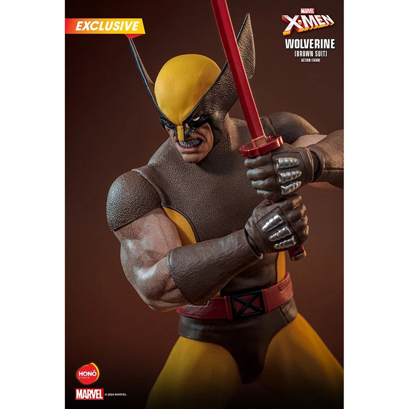 Original Hot Toys HT HS03 X-Men Xmen Wolverine Brown Suit 1/6th In Stock Anime Action Collection Figures Model Toys