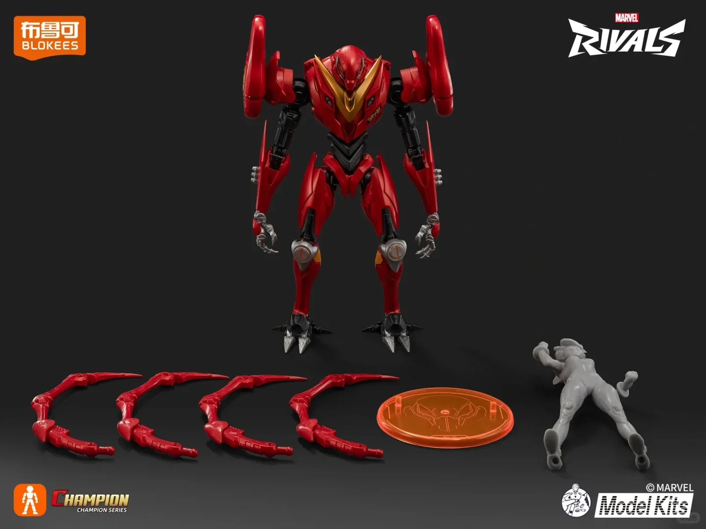 Blokees Action Figure Marvel Rivals Peni Parker Her Mech Champion Class Beyond Edition Plastic Model Kits With 71 Movable Joints
