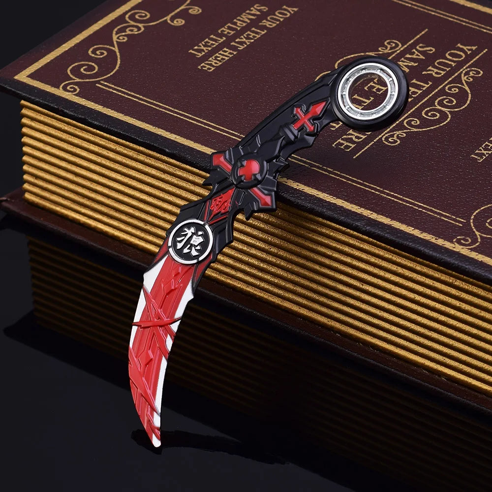 18 см/7,08 Фигурка за игра Син дракон Златен дракон Нок, керамбит, Метални занаяти Орнаменти Декорация Подаръци, Екшън фигурка