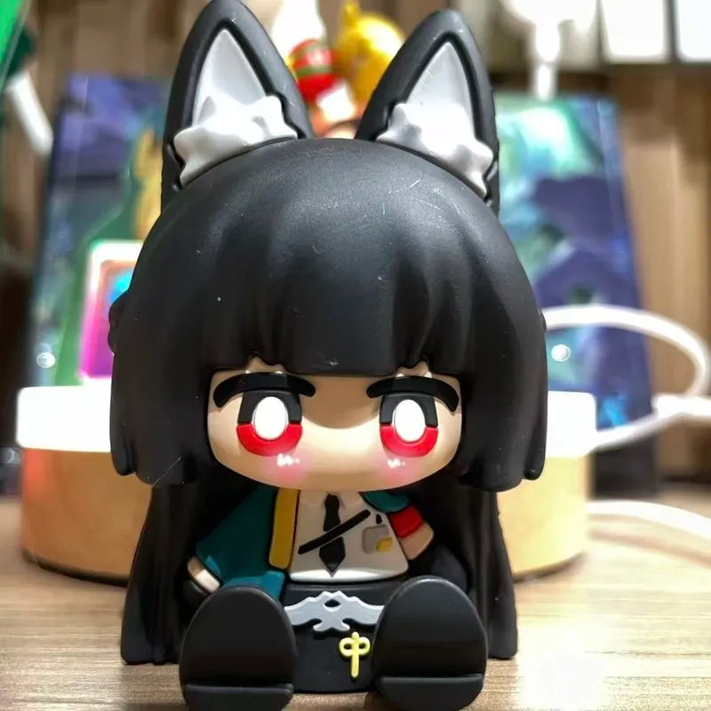 Anime Q-Version Zenless Zone Zero Figure Asaba Harumasa Hoshimi Miyabi Gk Collectible Desk Ornament Game Model Doll Toys For Fan