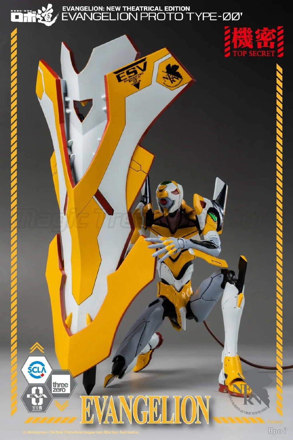 【MT】threezero 3Z0230 ROBO-DOU EVA Unit-00 New Theatrical Version Finished Movable Mecha Anime Figure Toy