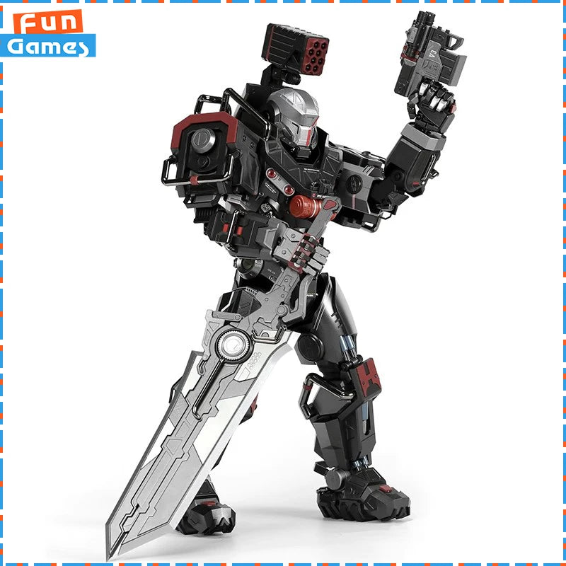 1/9 MENG Assembly Figure LINGCAGE Heavy-duty Mecha MU2-DAWN White Shark 04 Anime Figure Mark MECHA-008 Collectible Custom Gift