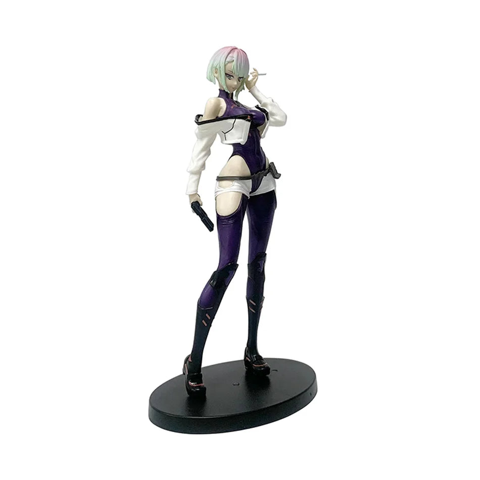 Hot Anime 22cm Cyberpunk：Edgerunners Anime Figure #2077 Super Hacker Edge Walker Lucy Action Figure Collection Model Doll Toys