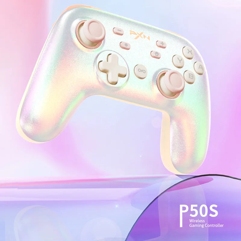 PXN P50S Bluetooth Game Controller HD Shock Hall Trigger Rocker Joystick NS/Steam/Pc/Black Myth Wukong Custom Wireless Gamepads