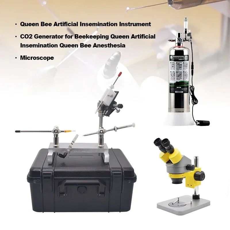 Beekeeping Queen Efficient Mating Equipment Professional Microscope Queen Bee Rearing Artificial Insemination Instrument Kits