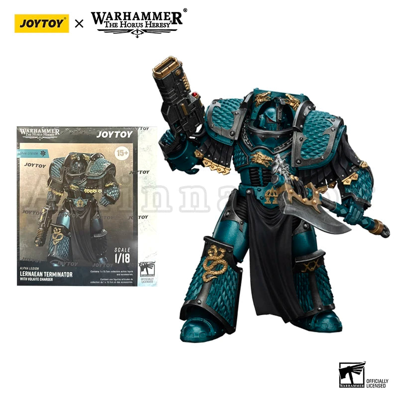 JOYTOY 1/18 Action Figure The Horus Heresy Alpha Legion Legion Praetor In Cataphractii Terminator Armour Lernaean Ter