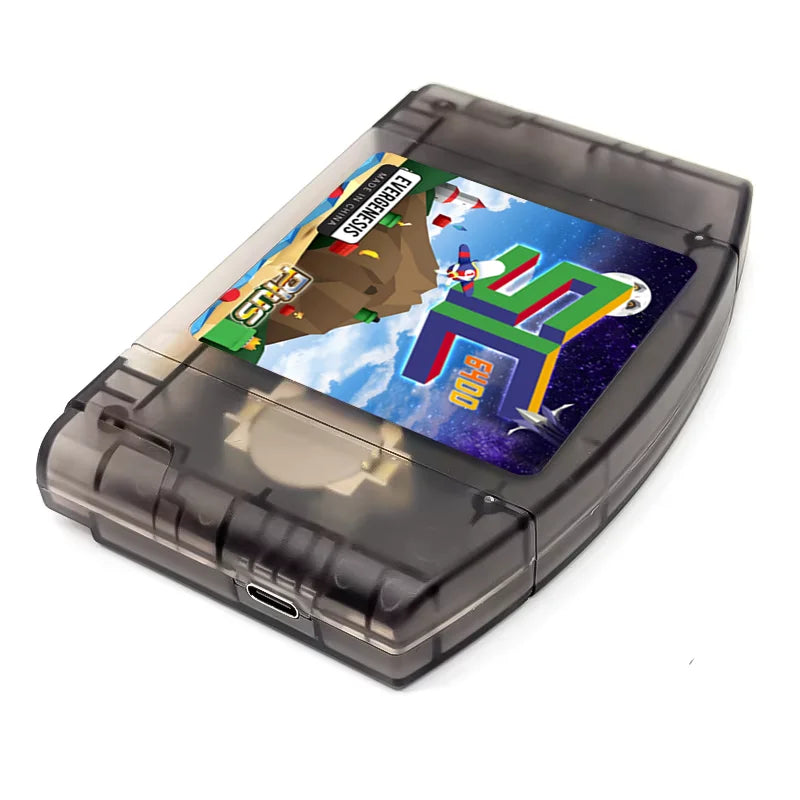 EVERGENESIS SC64 Open Source N64 800 in 1 Spielkassette für Nintendo 64 Spielkarte, kostenlose 16 GB Kartenkompatibilität, unterstützt 64DD