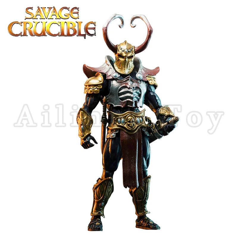 Harbinger Studios 1/12 7inch Action Figure Savage Crucible Wave 2 Jaeger Nashom Krieger Whoman Barbarian Anime Model For Gift