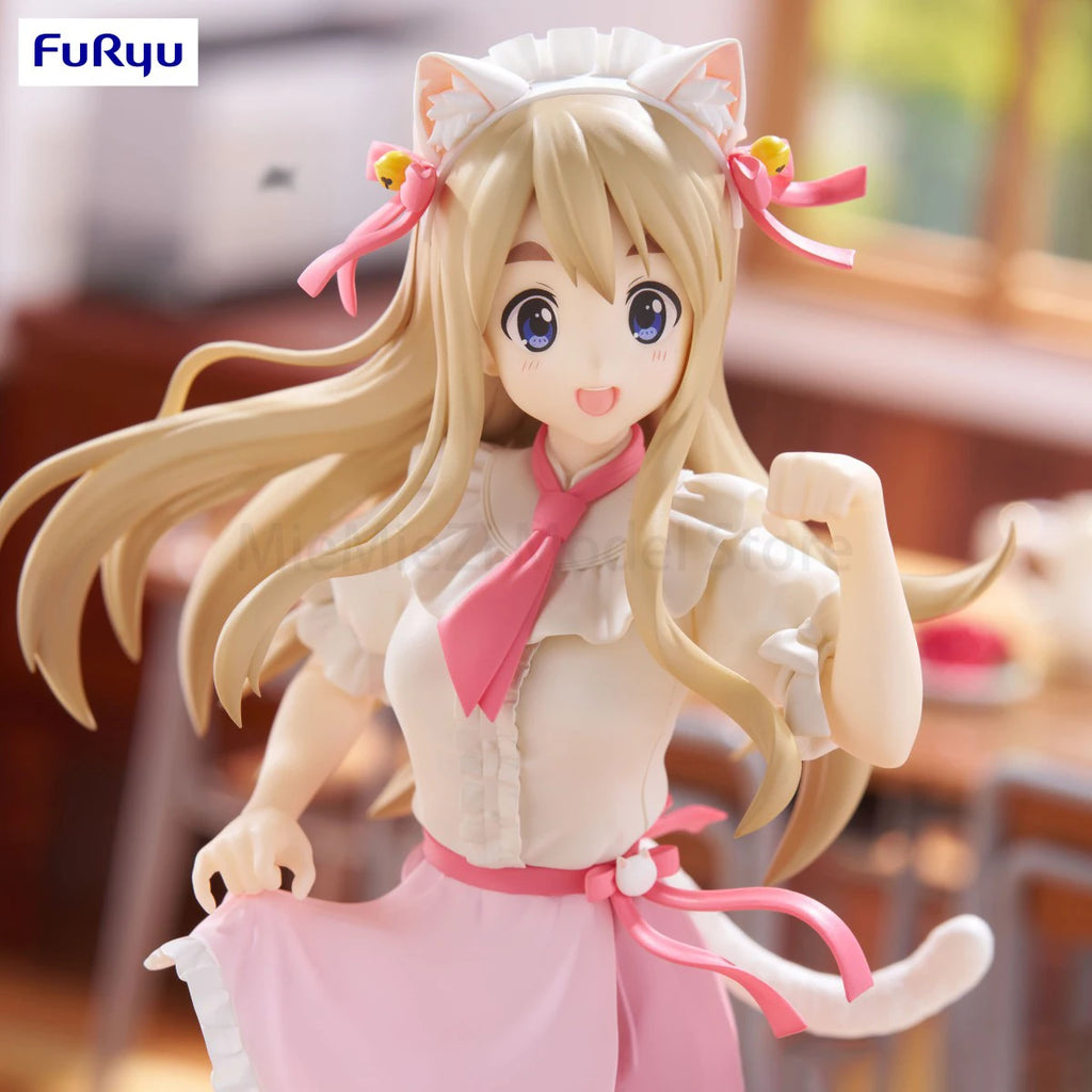Original Genuine FuRyu Prepainted Trio-Try-iT Figure K-ON! Kotobuki Tsumugi Anime Figure Garage Kit Model Decoration Gift Cute