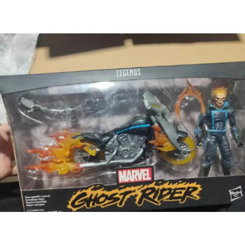 Original Hasbro Marvel Legends Series Ghost Rider Anime Figure Toy Collection Gift