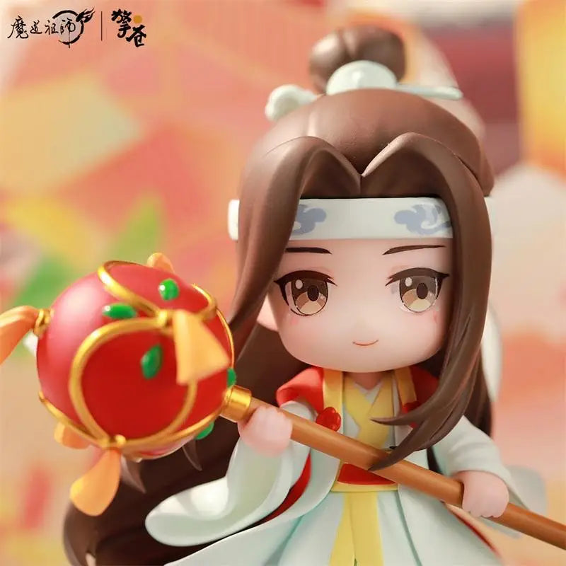 Original Mo Dao Zu Shi Wei Wuxian Lan Wangji "Dance And Music Ascending To The Level" Series Q-Version Figurine Collection Gift