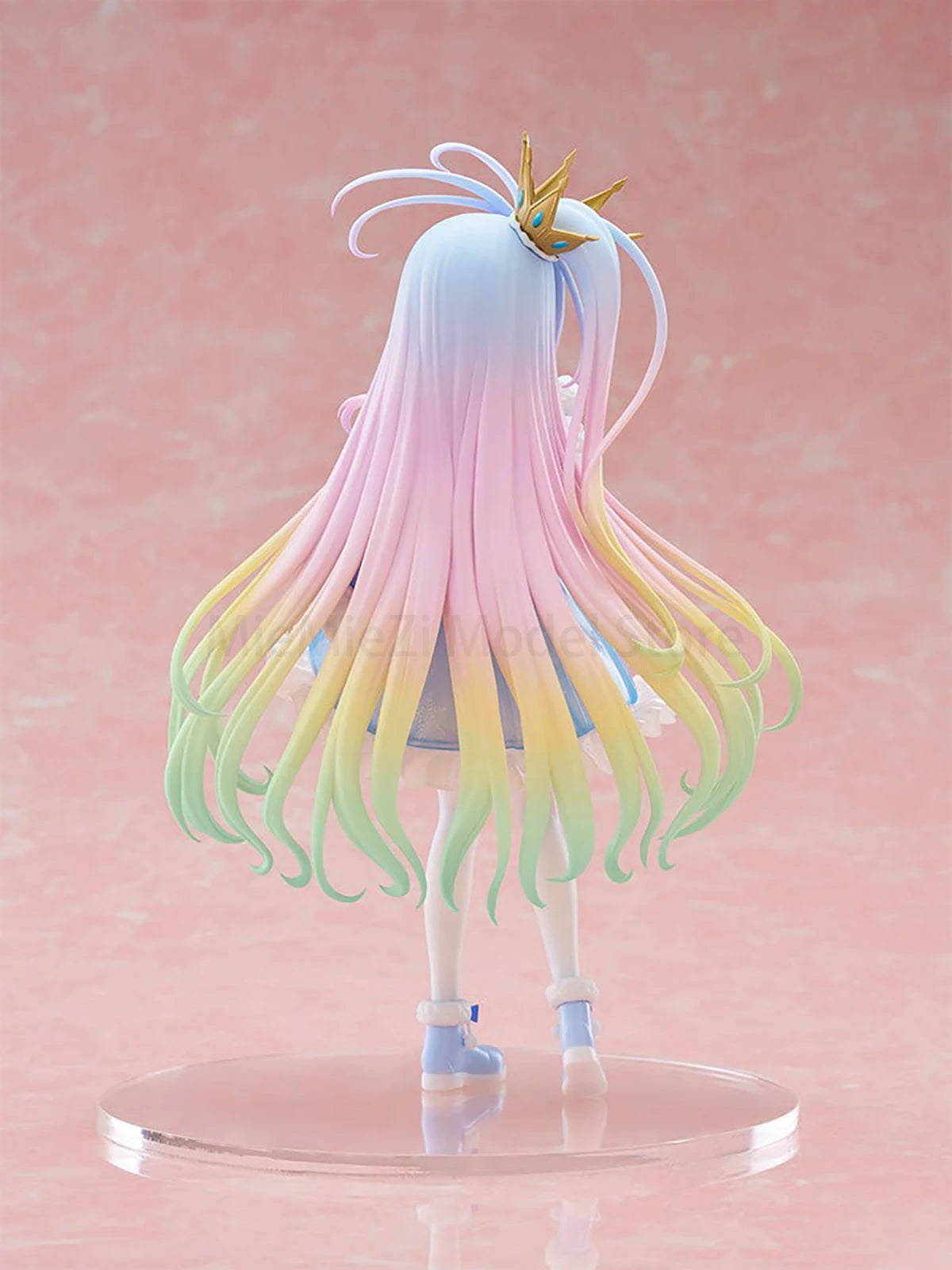 Original Genuine FuRyu Prepainted Tenitol No Game No Life Shiro/White Anime Figure Garage Kit Model Decoration Cute Kawaii Gift