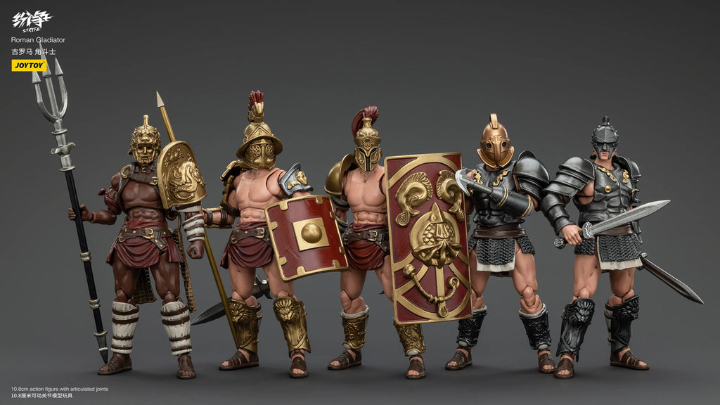 JOYTOY Strife 1/18 Scale Roman Gladiator Hasta Gladiator Thraex Gladiator Action Figure Model Toys For Collection