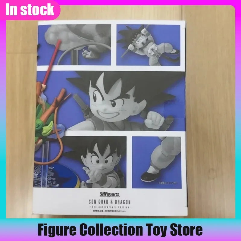Banpresto SHF Dragon Ball Kid Goku Shenron VJUMP 40th Anniversary Commemorative Action Figure Collectible - in Stock