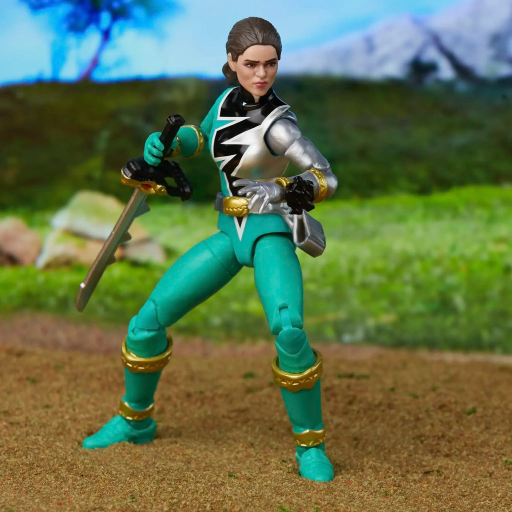 Hasbro Power Rangers Lightning Collection Dino Fury Green Ranger 6-inch Scale Action Figure, Toys and Action Figures Gift F4517