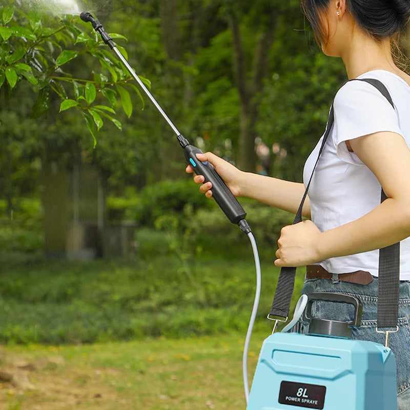 Elektrisches kleines Pestizidspray 5/8L kann automatisch Hochdruck-Pestizidsprühgerät für das Besprühen von Blumen in der Landwirtschaft wiederherstellen