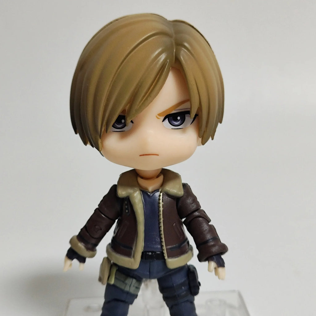 Good Smile Nendoroid Resident Evil 4 Remake Leon S. Kennedy #2337 Q Version 10cm Pvc Action Figure Anime Model Doll Toy Gift
