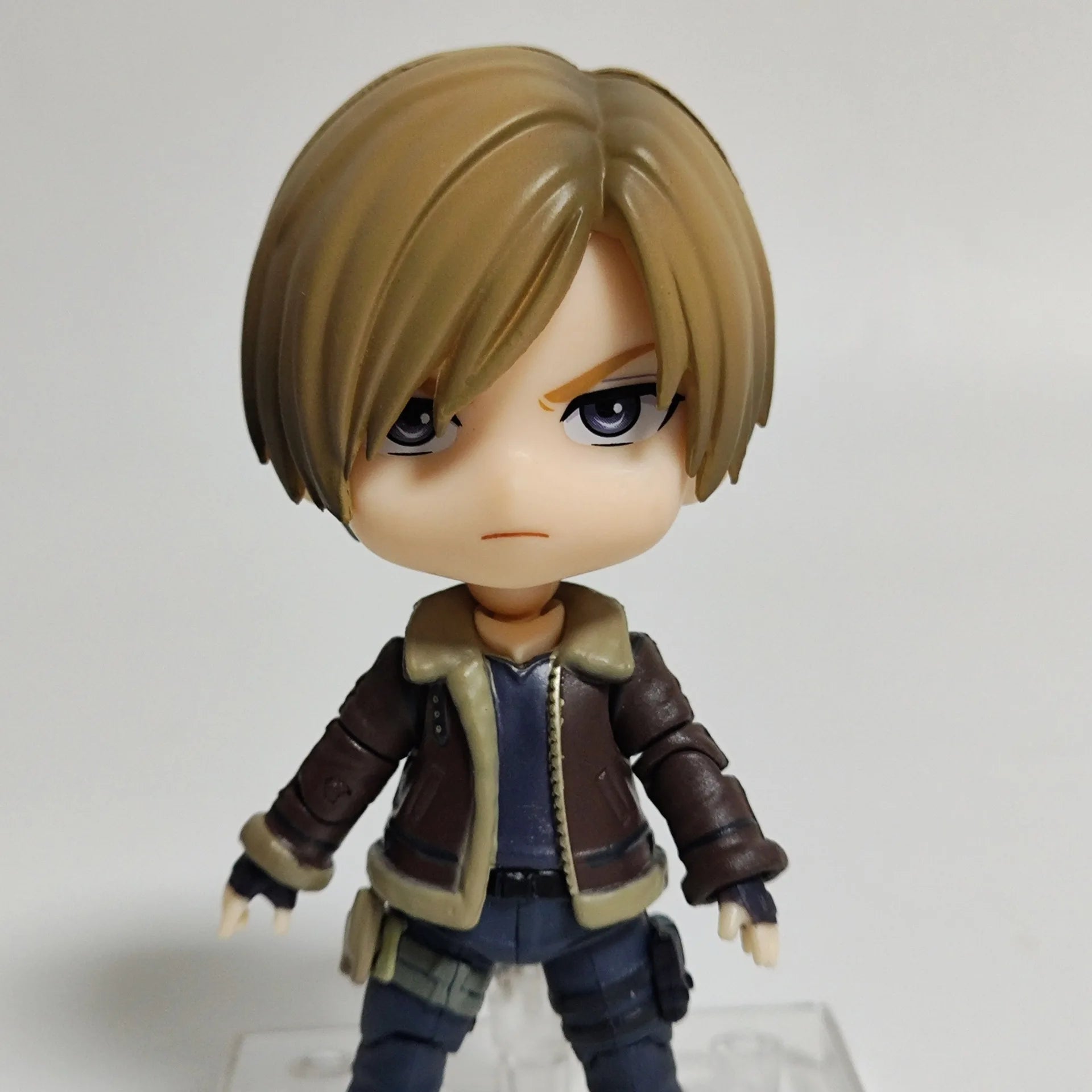 Good Smile Nendoroid Resident Evil 4 Remake Leon S. Kennedy #2337 Q Version 10cm Pvc Action Figure Anime Model Doll Toy Gift