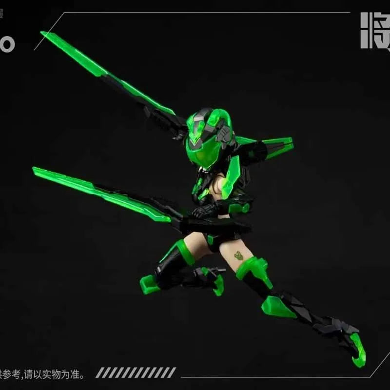 MECHA PIG  Original Model Kit  MS GENERRL  Ma Chao - Qiang Liang Anime Action Figure Assembly Model Toy for Boys Girls Foam Box