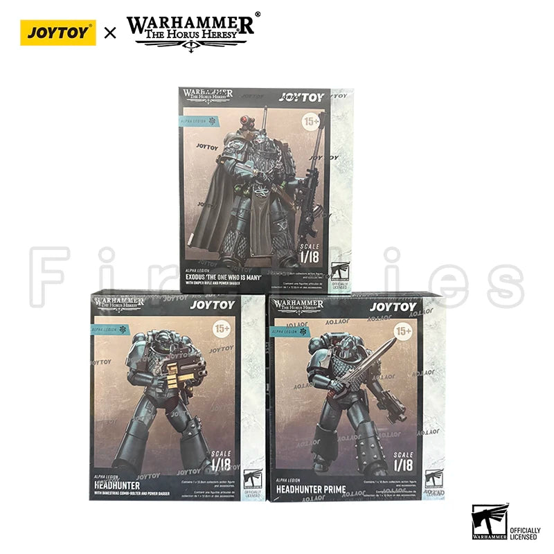 1/18 JOYTOY Action Figure The Horus Heresy Alpha Legion Exodus Headhunter Anime Toy