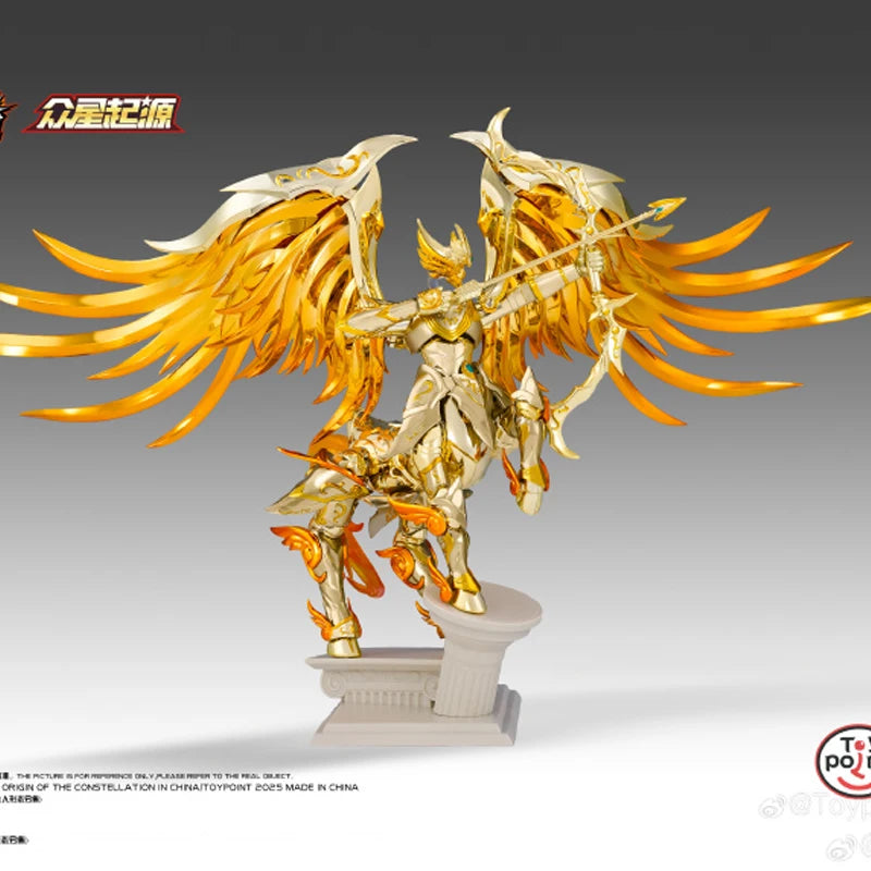 Toypoint/TP Saint Seiya Myth Cloth EXM Sagittarius Aiolos God SOG And Totem/Object Gold Knights of the Zodiac Action Figure