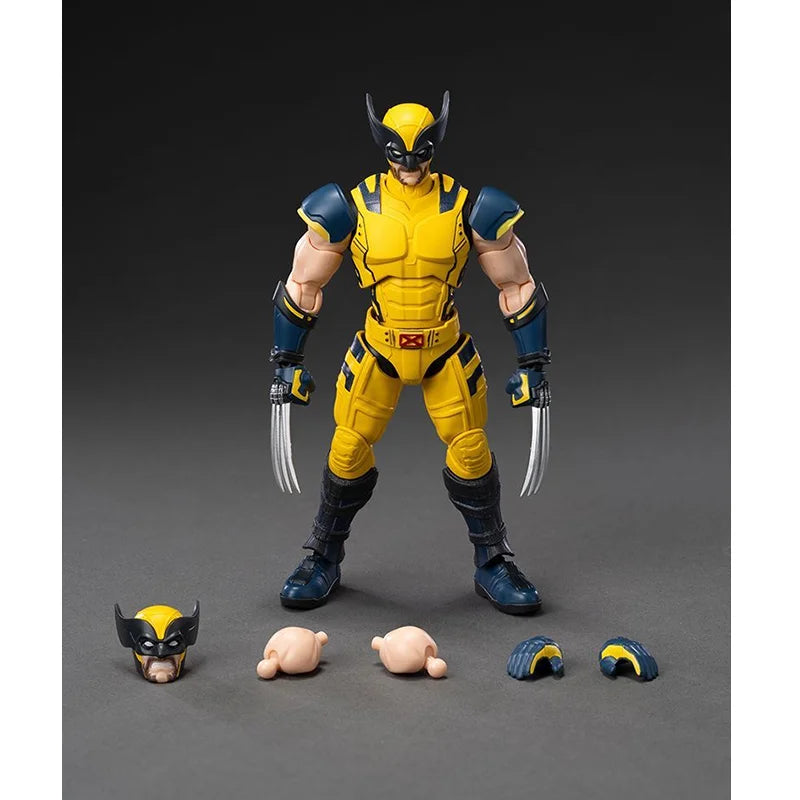 Original Blokees Deadpool Toy Wolverine Action Figure Marvel Assembly Model Kit Champion Class Deadpool & Wolverine Doll Gift