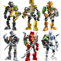 6pcs/Set Hero Factory 2.0 Star Soldier Breez/Surge/Stormer/Evo/Nex/Furno Robot Figure Building Brick Model Toys for Kids Gifts