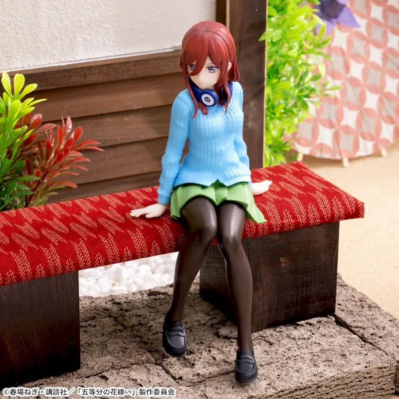 SEGA Genuine Premium The Quintessential Quintuplets Anime Character Nakano Miku Kids Christmas Gift Collection Action Toys Model