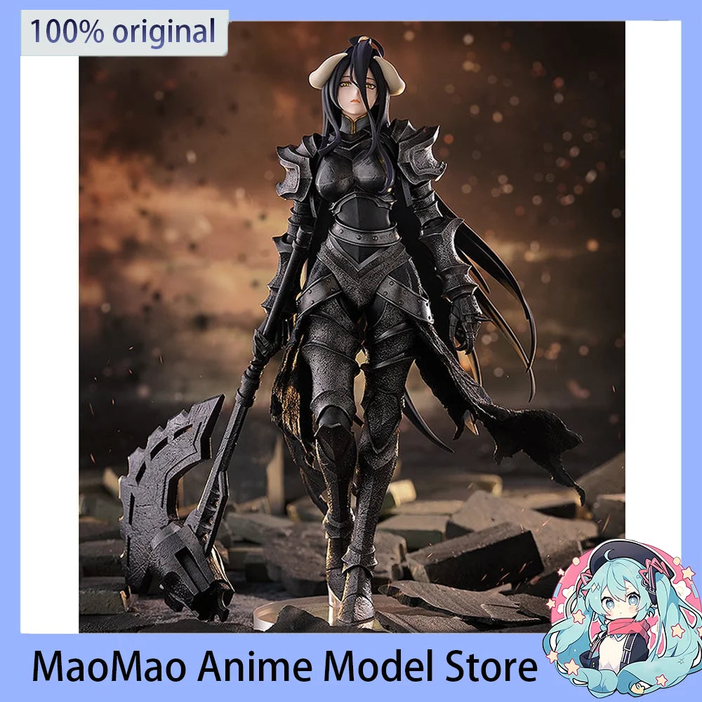 IN Stock Original GSC POP UP PARADE OVERLORD Albedo Armor Ver. L  Action Figure 24CM Collectible Model Nice Ornaments Toys Gift