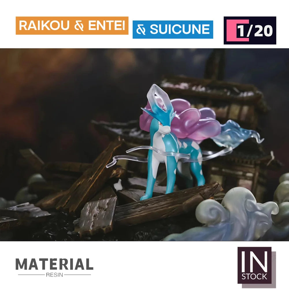 [IN STOCK] 1/20 Resin Figure [BQG] - Raikou & Entei & Suicune