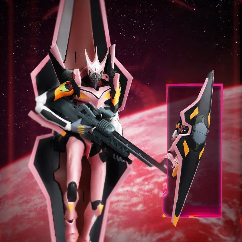 BLOKEES EVANGELION EVA-08 NEON GENESIS Action Figure Mari Makinami Illustrious Legendary Edition Assembled Anime Doll Toys Gifts