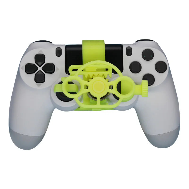 For PS4 Controller Racing Games Mini Steering 3D printing Wheel Auxiliary Controller Game Joystick Simulator Gamepad