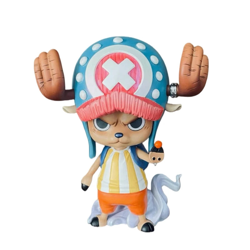 New 10cm ONE PIECE Anime Figures Tony Tony Chopper Figure Cute PVC Statue Collection Model Birthday Gifts Custom Toy
