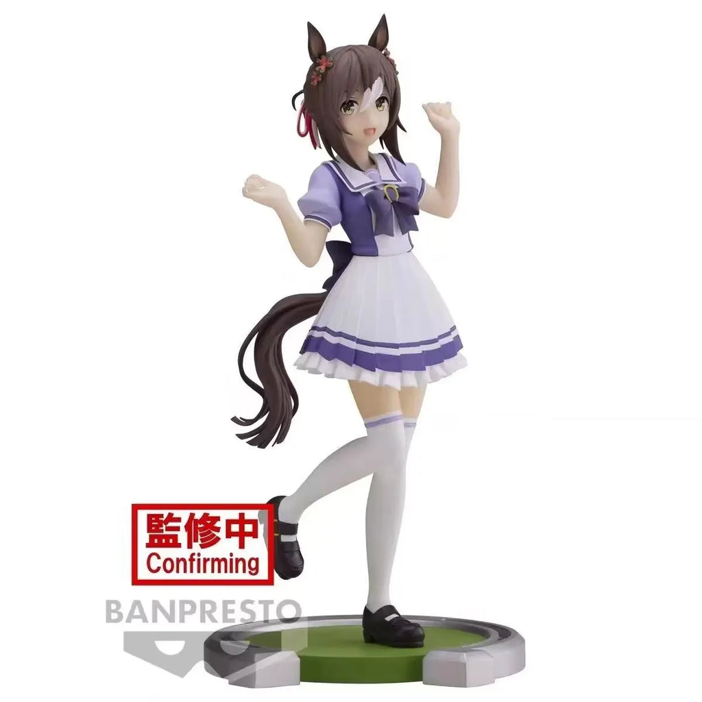 Original Bandai Uma Musume: Pretty Derby Meisho Doto Admire Vega Anime Action Sammelfigur Modell Spielzeug Weihnachtsgeschenke 17cm