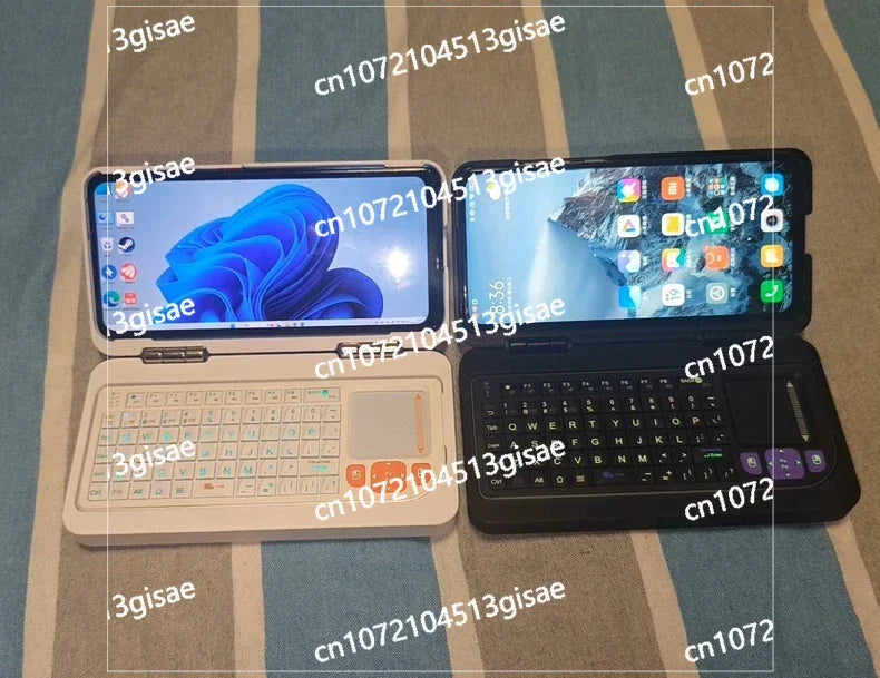Zhizhen Version 6-inch Dual-system Mini Handheld Computer Touch Folding Top with 12g +512g with Its Own Keyboard Zhizhen Version
