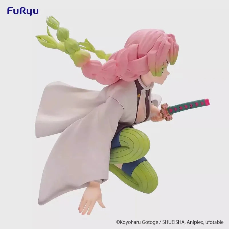 FuRyu Original Demon Slayer Kanroji Mitsuri Noodles Stopper Anime Action Figures Toys for Kids Gift Collectible Model Ornaments