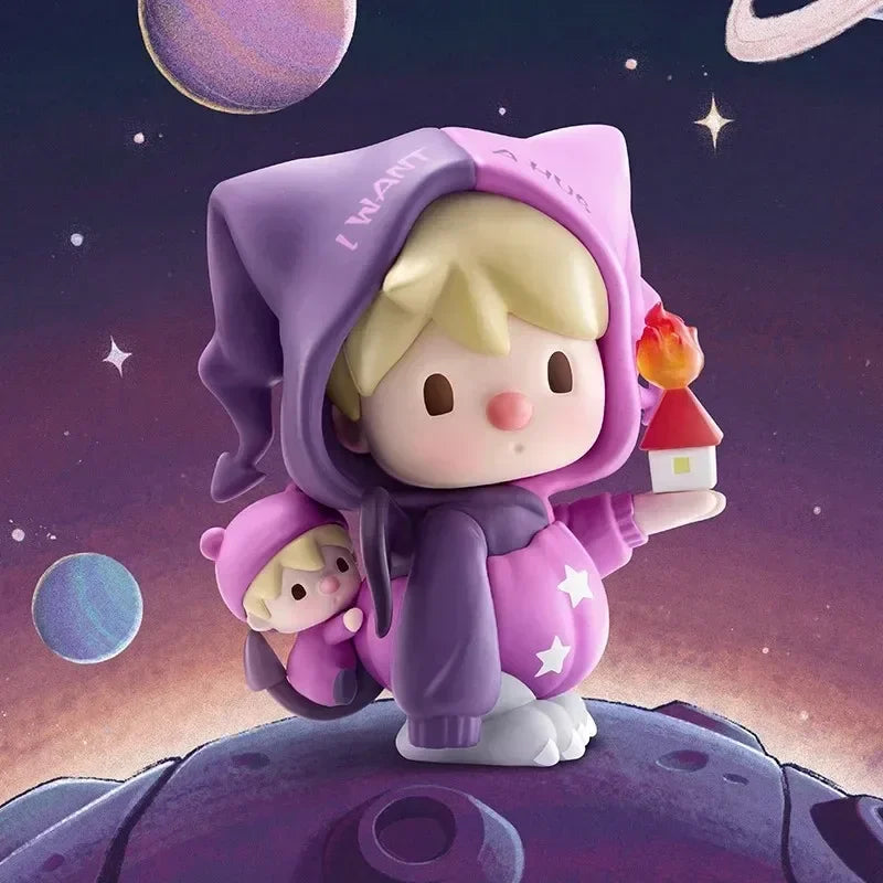POP MART Sweet Bean I Want a Hug-Serie Blindbox-Spielzeug Kawaii Anime-Actionfigur Überraschungs-Mystery-Box Puppen Mädchengeschenk