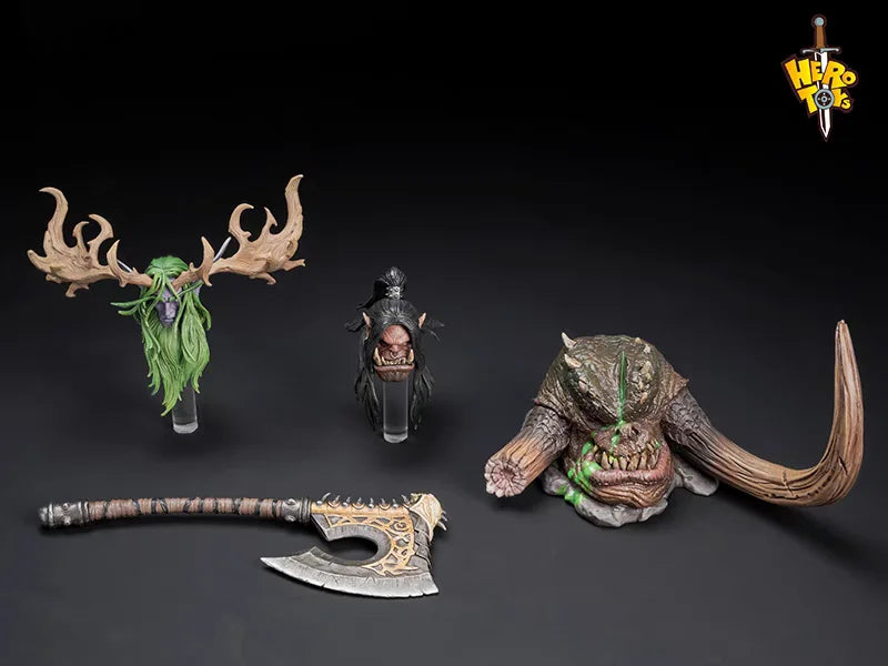 【Предварителна продажба】Hero Toys Великият вожд на племето Военна песен Рев Татко Орк Воин Мащаб 1/10 Екшън кукла играчки