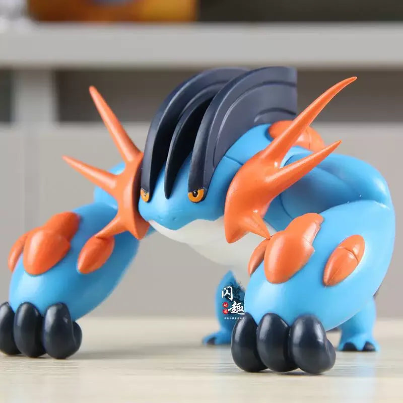9cm Mega Swampert Anime Figure Model Statue Collection Desktop Decoration Ornament Toys Gifts For Fans