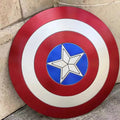 60cm Cosplay Superhero Captain America Shield Premium Version Model Plastic Weapons Costume Fancy Dress Party Stage Gift Toys