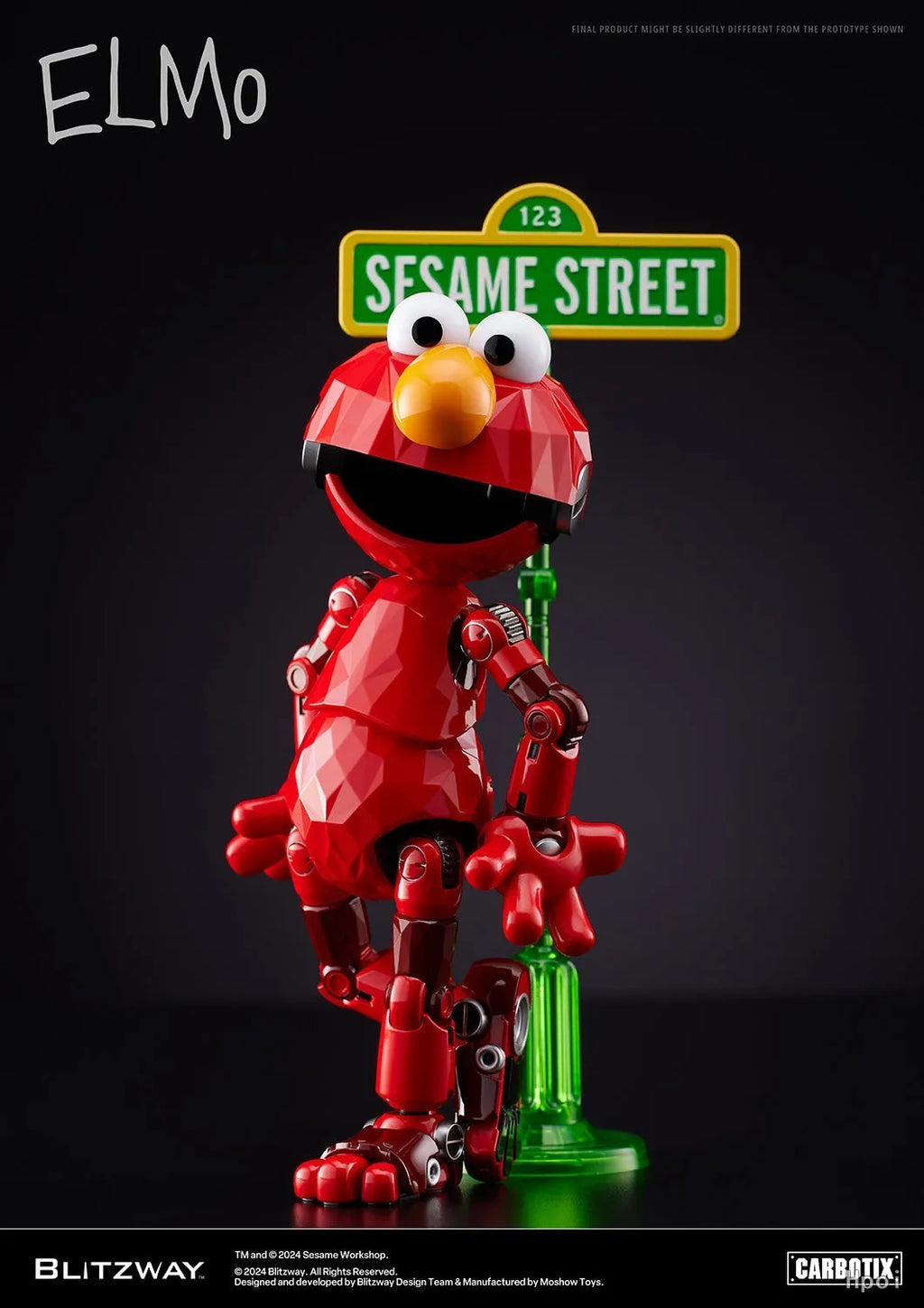 【Original】MOSHOWTOYS BLITZWAY ELMO Mecha-Complete Action Figure Model Toy