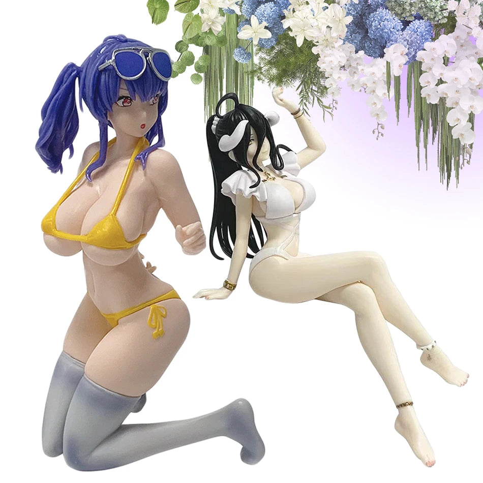 Anime Azur Lane Rn Pola Figur Unfall am Wasser Badeanzug Ver Kniende Haltung Actionfiguren Hentai Sexy Figuren Modell Puppe