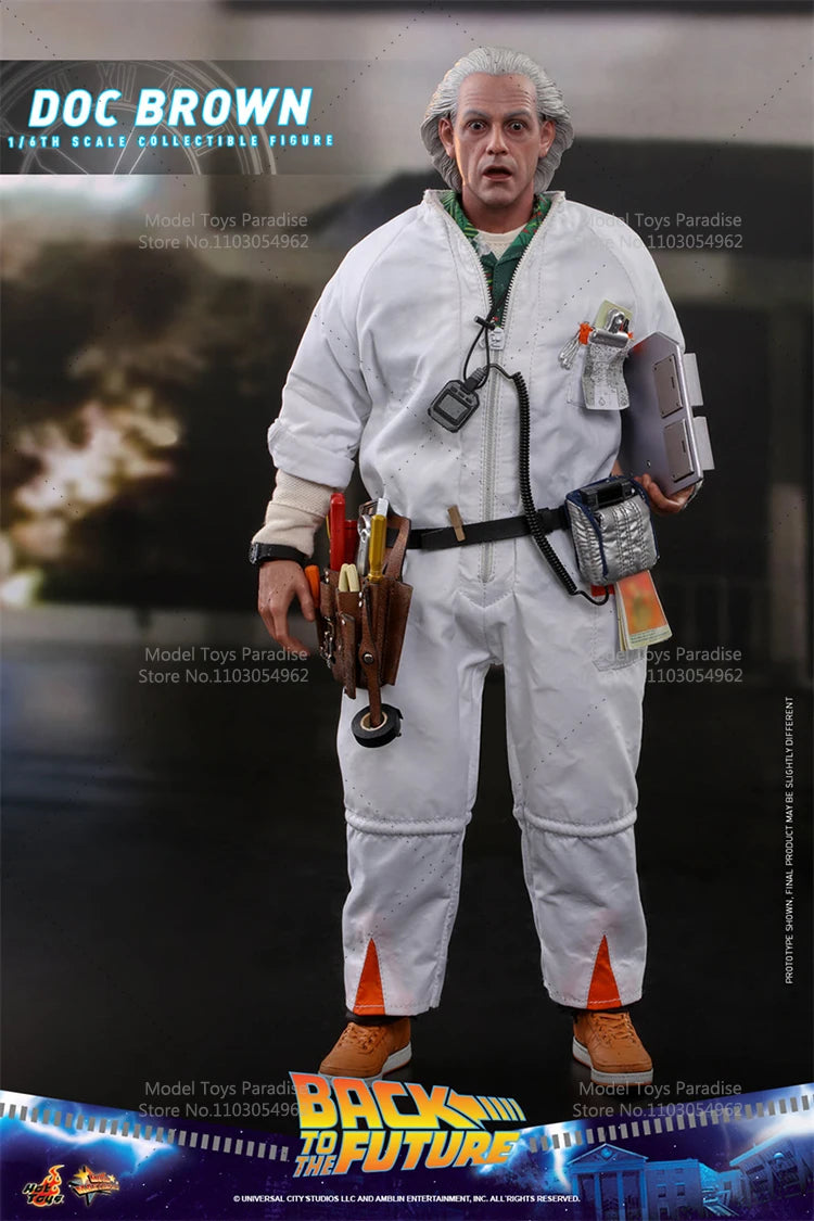 HotToys HT MMS610 1/6 Collectible Toys Dr. Emmett Back To The Future Men Soldier Full Set 12'' Action Figure Model Fans Gifts