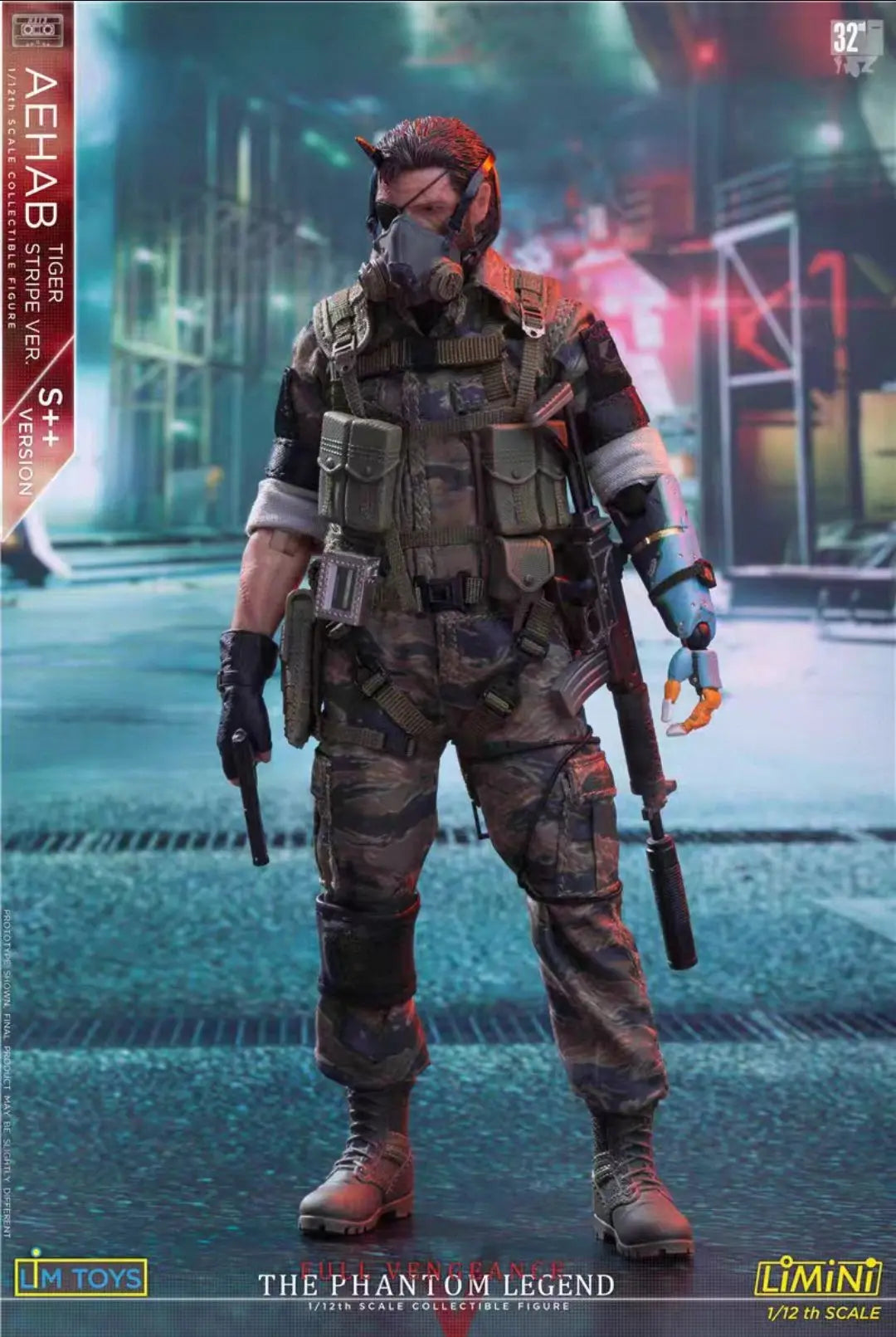 In-stock LIMTOYS Metal Gear Phantom Legend Old Snake Ishmael 2022 Improved Version S 1/12 Action Figure Model Collectible Gift